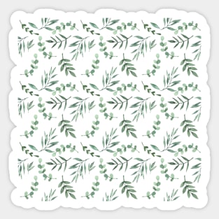 Eucalyptus leaves pattern Sticker